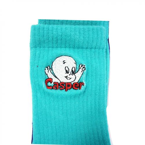 【Universal × chimajiro0730さん】キャスパー 2Pソックス パープル×9-15cm