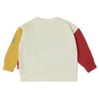 【TOMICA kie_158さんプロデュース】TOMICA トミカ 長袖トレーナー 袖配色  ホワイト×120cm