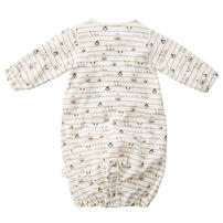 モンポケ イーブイ 新生児2WAYドレス ベスト付き (ベージュ&times;50-70cm)