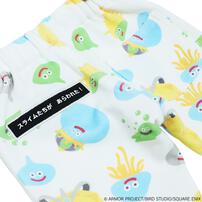 ドラクエベビー＆キッズ ジョガーパンツ 総柄 スライムたち(ホワイト&times;80cm)