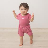 NIKE ベビー2点セット 66N788-AN5  ピンク&times;90cm