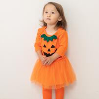 ハロウィン 長袖ボディースーツ 70-80cm