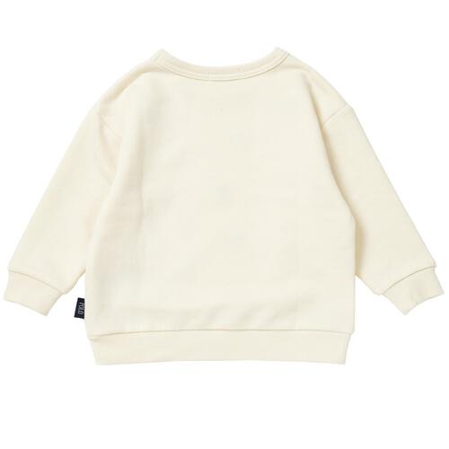 POLO BCS ハート刺繍トレーナー アイボリー×90cm ベビーザらス限定