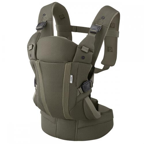 Aprica アップリカ ラクリス (LIMITED ライトカーキ) 抱っこ紐 新生児タテ対面抱っこ タテ対面抱っこ 前向き抱っこ おんぶ 腰らくサポート 簡単装着 新生児～36か月