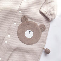 新生児2WAYドレス くまアップリケ (ベージュ×50-70cm) ベビーザらス限定