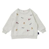 POLO BCS フラッグ刺繍トレーナー アイボリー×80cm ベビーザらス限定