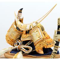 【五月人形】兜ケース飾り「伊達政宗金色市松パノラマアクリル」（538713）トイザらス・ベビーザらス限定【メーカー直送】