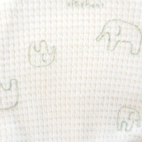 オーガニック ミトン2枚組 キリン×ぞう(ホワイト×フリー) ベビーザらス限定