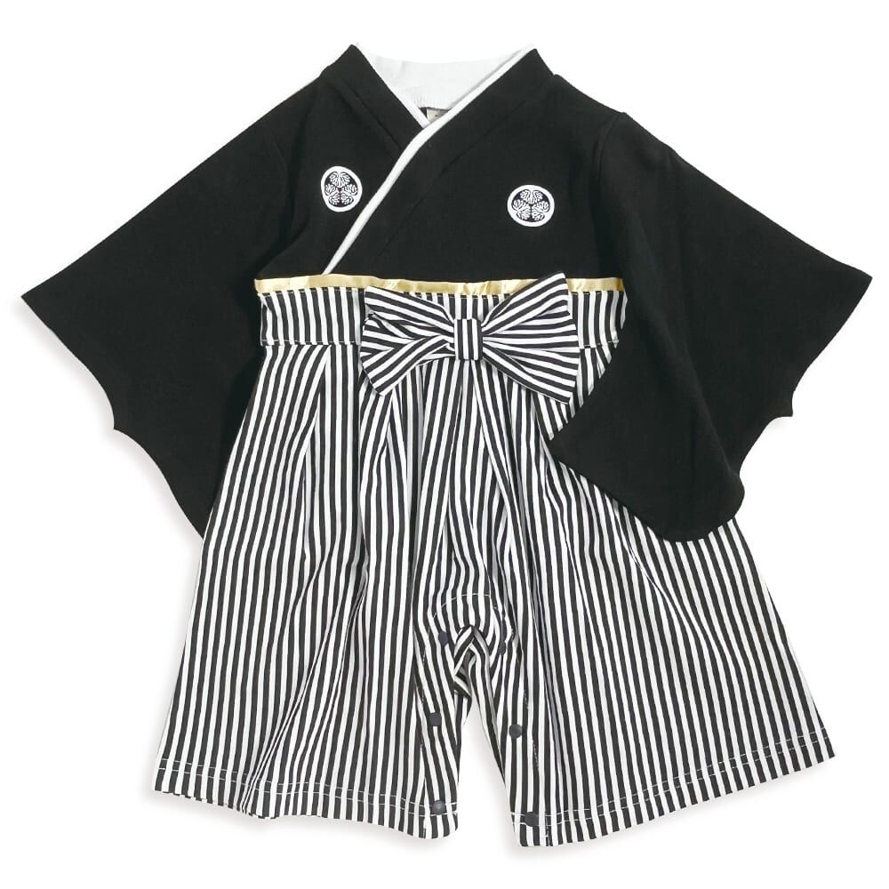 長袖袴オール スムス 男の子柄(ブラック×80cm) ベビーザらス限定