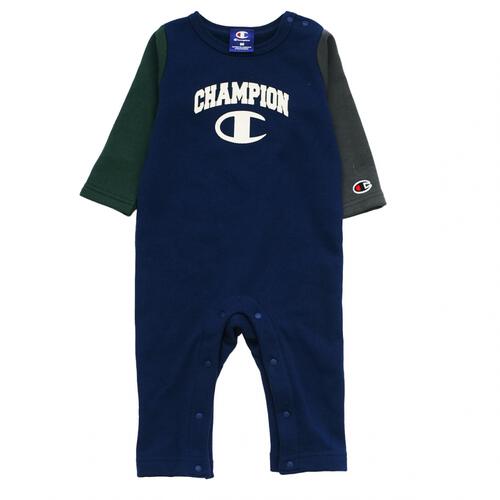Champion チャンピオンカバーオール(ネイビーｰ×80cm) | マタニティ 