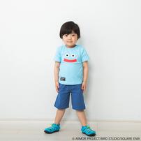 ドラクエベビー＆キッズ ハーフパンツ キングスライム ブルー&times;100cm
