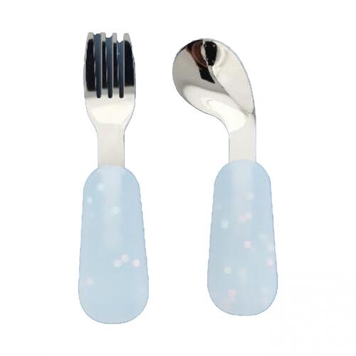 dear BABY ディアベビー ベビースプーン&フォーク (ブルーバブル) ベビーザらス限定