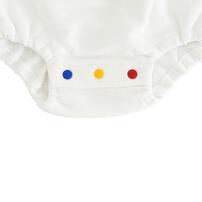 【Welcome to the Universe Baby × chimajiro0730さん】おさるのジョージ 長袖ダルマボディスーツ ナチュラル×70cm