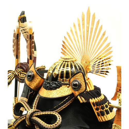 【五月人形】兜ケース飾り「豊臣秀吉彫金格子」（538113）トイザらス・ベビーザらス限定【メーカー直送】