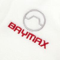 Disney ディズニー 長袖ロンパース ベイマックス フリース ホワイト×80cm