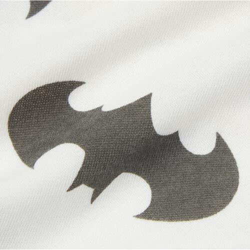 WARNER ワーナー 長袖さがらボディスーツ ドッカン バットマン ホワイト×80cm ベビーザらス限定