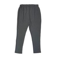ルームパンツ スムース ウエストアジャスター付き チャコール&times;L-LL