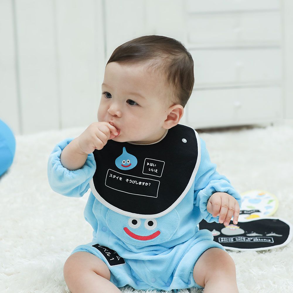 ドラクエベビー＆キッズ パチパチ付け替えスタイ 4枚組 スライムたちが