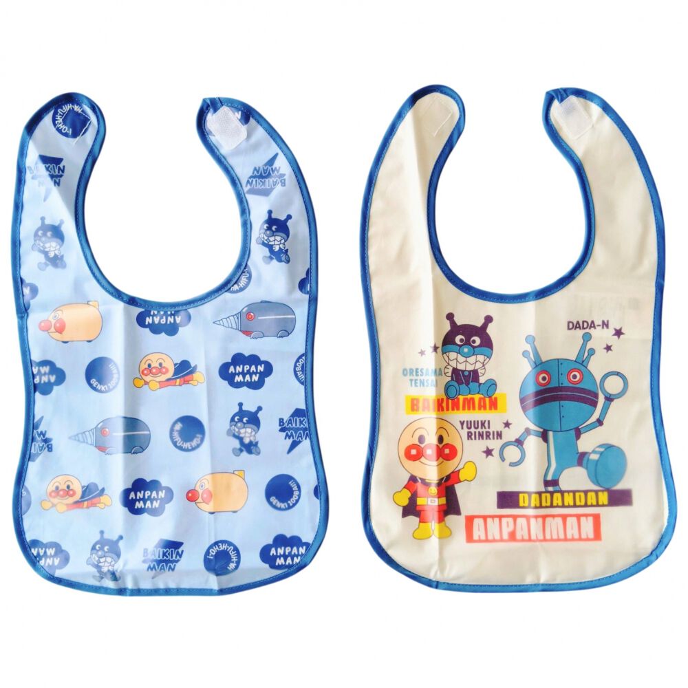 アンパンマン 食事用エプロン2枚組 ネイビー | マタニティ・ベビー用品