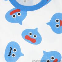 ドラクエベビー＆キッズ 半袖ボディスーツ スライムぴぴぴ ブルー×80cm