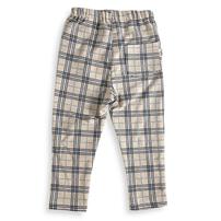 ベビーザらス限定　COJIKA 10分丈デイリーストレッチパンツ 格子柄　ミニ裏毛(グレー×100ｃｍ)