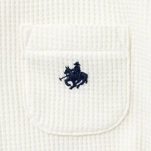 POLO BCS レイヤード半袖風ボディスーツ オフホワイト&times;80cm  ベビーザらス限定