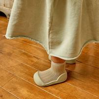 アティパス パレット ベビーソックスシューズ 12.5cm PALLET カーキ