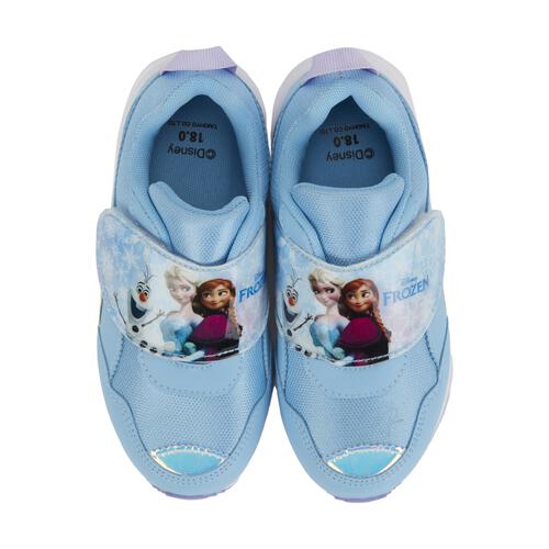 Disney ディズニー ベルトスニーカー アナと雪の女王 ブルー&times;15.0cm