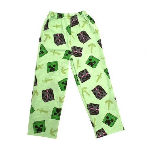 マインクラフト 天竺長袖パジャマ＋半袖Ｔシャツセット パジャマ グリーン&times;130cm ベビーザらス限定