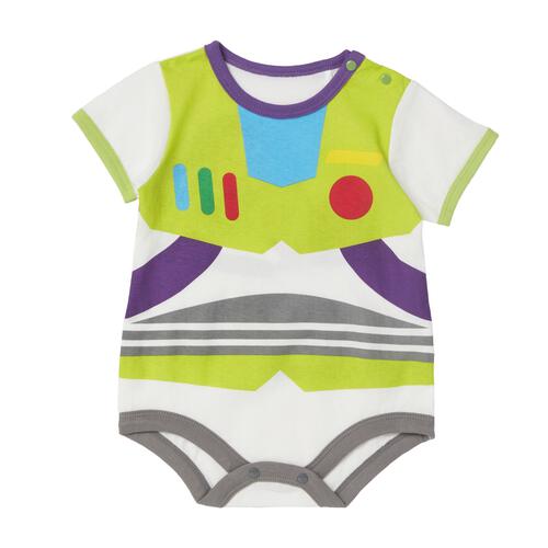 Disney ディズニー トイストーリー 半袖ボディスーツ  バズ グリーン&times;70cm ベビーザらス限定