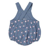 星のカービィ 吊りブルマ 総柄 デニムニット グレー&times;70-80cm ベビーザらス限定