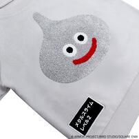 ドラクエベビー＆キッズ サガラ刺繍スウェットシャツ メタルスライム(グレー×約90cm)