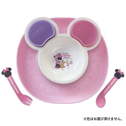 ミニーマウス 食べこぼしキャッチプレート【色ランダム】