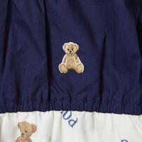 POLO BCS レギンス付フリルロンパース オフホワイト×80cm ベビーザらス限定