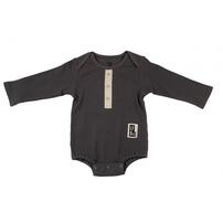 ローリーズファームベビー リブボディスーツ(グレー×80cm) ベビーザらス限定
