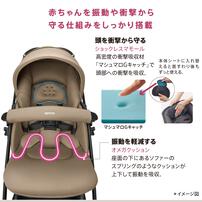 Aprica ラクーナ クッション AI (シナモンベージュ) 1カ月頃～3歳頃