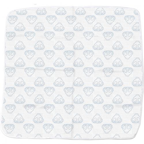 SANRIO サンリオ 多重織ガーゼおくるみ ハンギョドン パステルブルー&times;ﾌﾘｰ  ベビーザらス限定