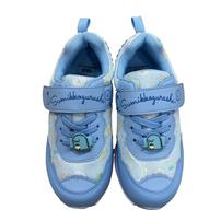 すみっこっぐらし スニーカー モチーフ付き(サックス×18cm)