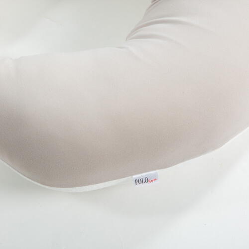 POLO BCS エステルストレッチ天竺 無地 授乳クッション ベージュ 30×100cm ベビーザらス限定