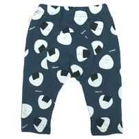 モンキーパンツ インレイ おにぎり ネイビー&times;70cm