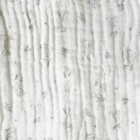 新生児2WAYドレス 多重ガーゼ ウサギ(ホワイト×50-70cm)  ベビーザらス限定