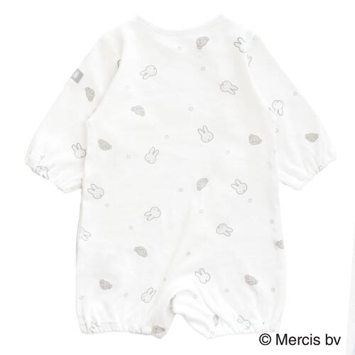 miffy ミッフィー フィットオール モノトーン 総柄 (ホワイト&times;50-60cm) ベビーザらス限定