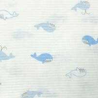 2枚組涼感袖なしロンパース肌着 シースルー いかり&times;くじら ホワイト&times;90cm ベビーザらス限定