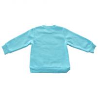 スポンジボブ 長袖デイリートレーナー 起毛 ビッグプリント(ブルー&times;80cm)