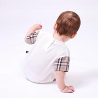 POLO BCS レイヤード半袖風ボディスーツ オフホワイト&times;80cm  ベビーザらス限定