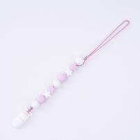 dear BABY ディアベビー スター＆ボール おしゃぶり＆トイホルダー (ベビーピンク) ベビーザらス限定