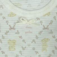 2枚組涼感袖なしシャツ肌着 シースルー うさぎ&times;チェリー ナチュラル&times;100cm ベビーザらス限定