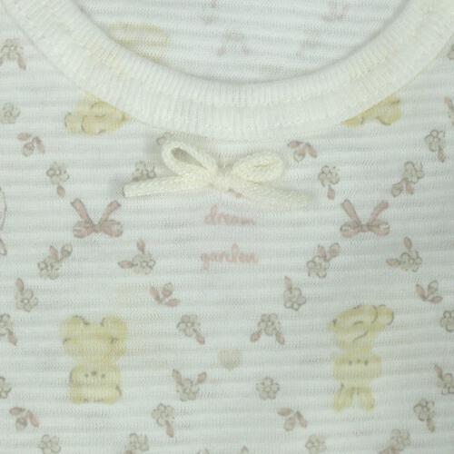 2枚組涼感袖なしシャツ肌着 シースルー うさぎ&times;チェリー ナチュラル&times;100cm ベビーザらス限定