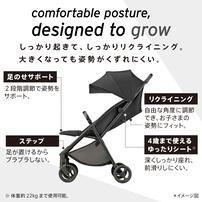 Aprica アップリカ Viit ヴィット (ベージュ) B型ベビーカー 簡単折りたたみ 姿勢サポート 7ヶ月～4歳頃対応