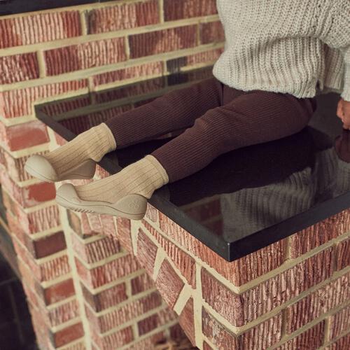 アティパス パレット ベビーソックスシューズ 11.5cm PALLET ミディアムベージュ